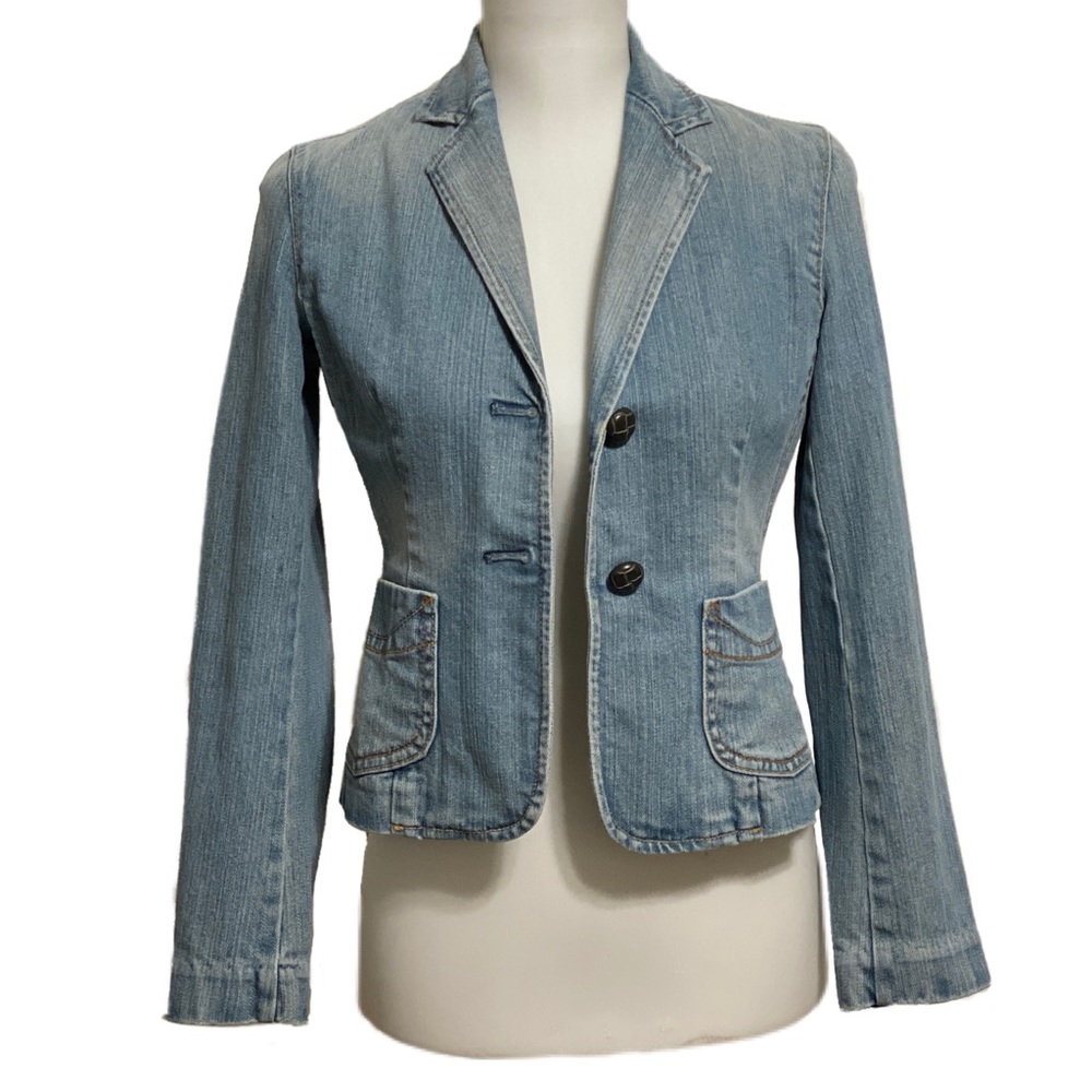 GAP Vintage Tailored Denim Jacket Size 0